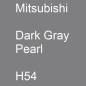 Preview: Mitsubishi, Dark Gray Pearl, H54.